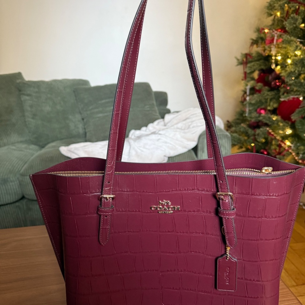 Large Coach Mollie Tote Bag